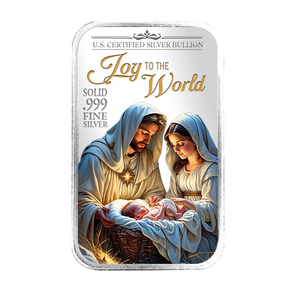 Limited Edition Christmas Silver Bars