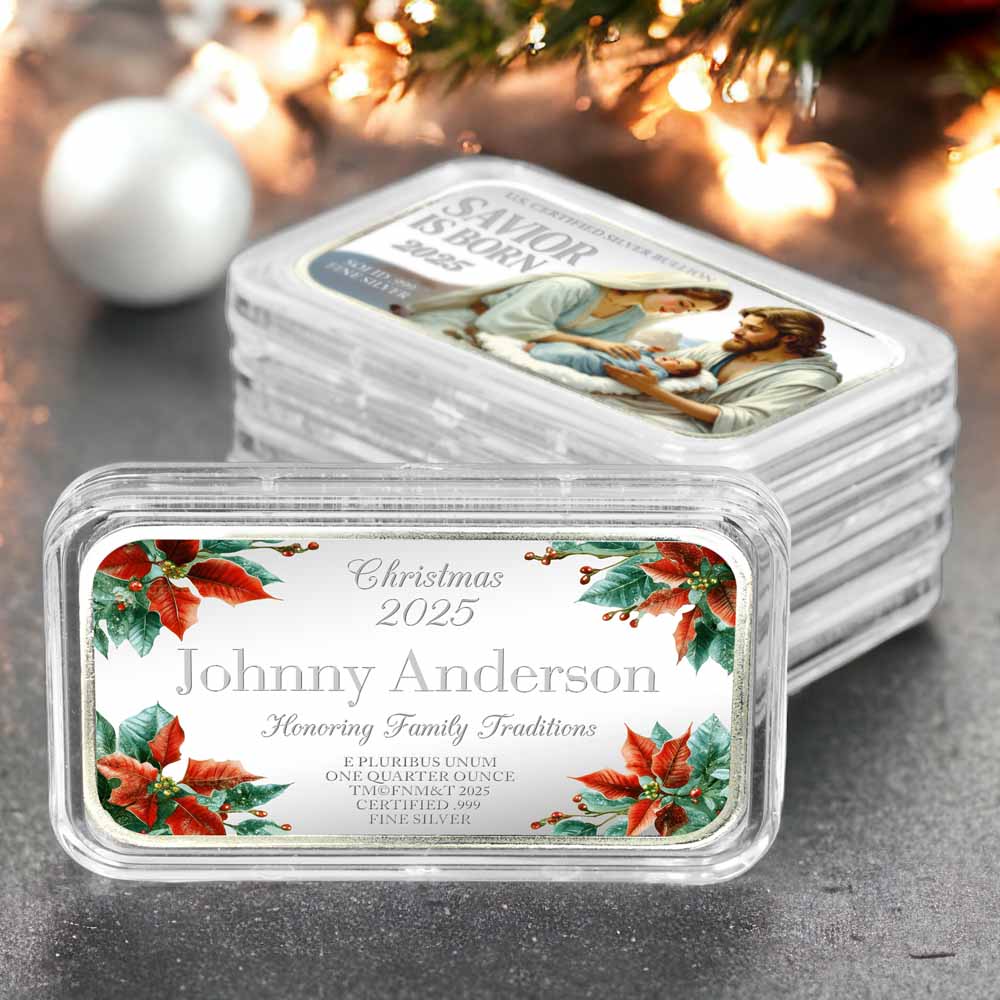 Christmas Silver Bars