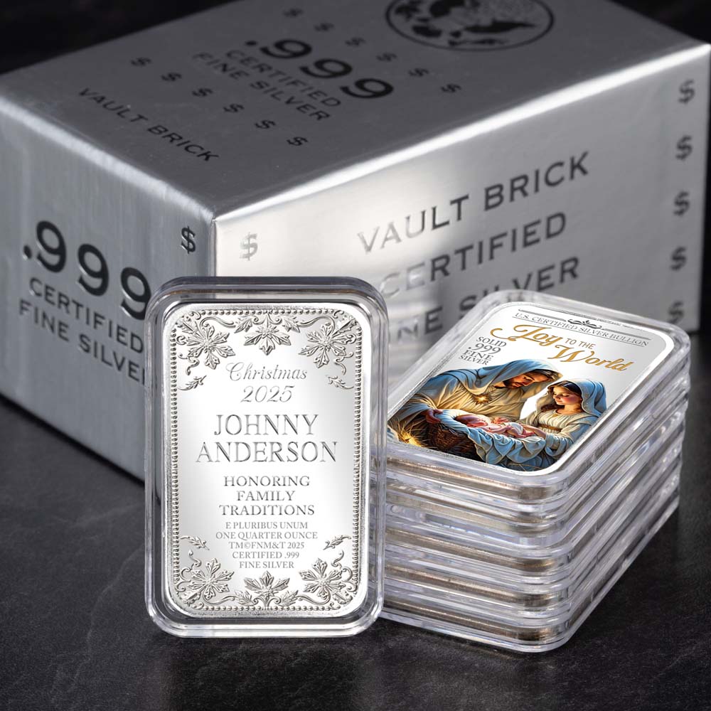 Limited Edition Christmas Silver Bars
