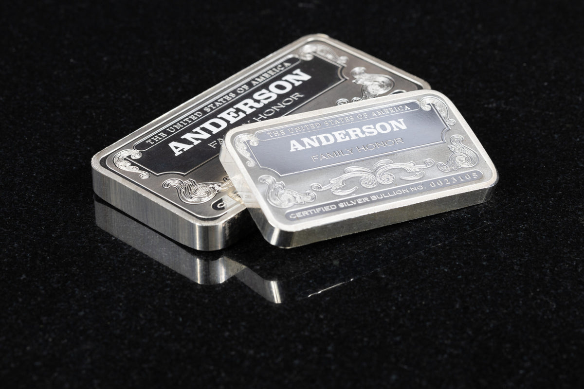 Mega & Jumbo | Personalized Silver Bars