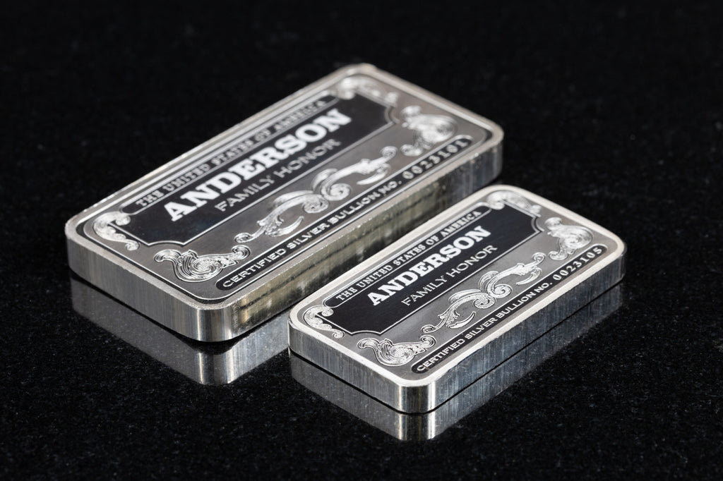 Heirloom & Ancestral Personalized Silver Bars