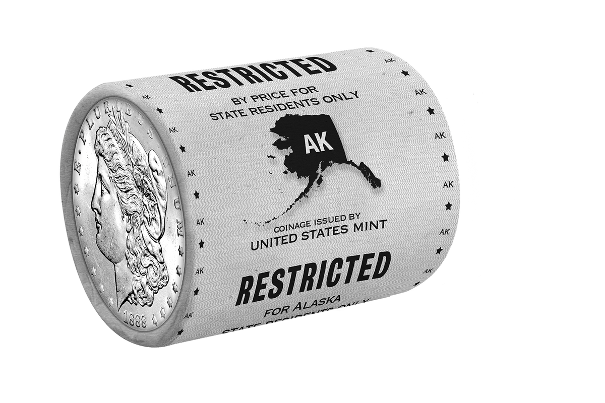 State Morgan Silver Dollars Rolls