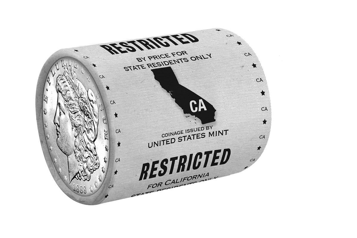 State Morgan Silver Dollars Rolls