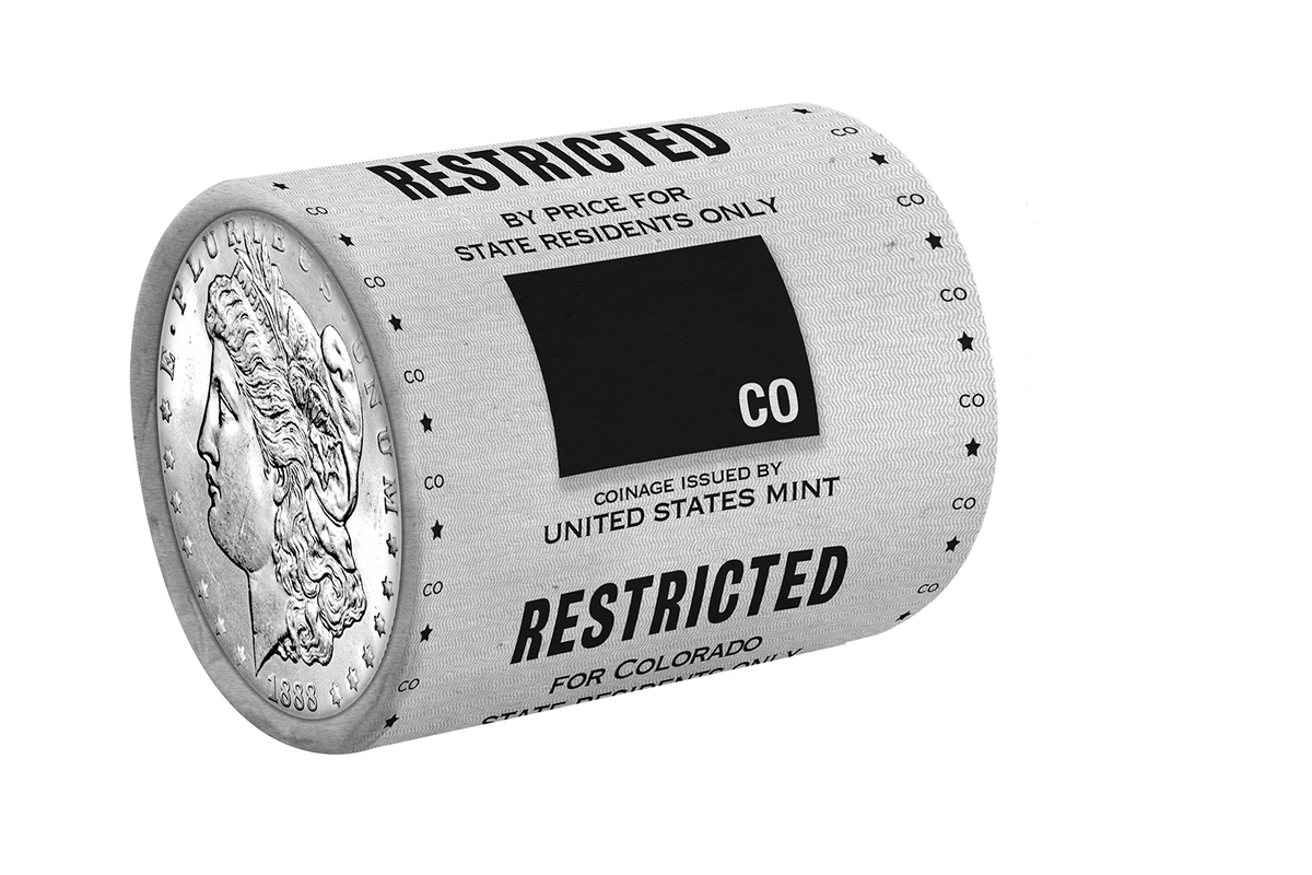 State Morgan Silver Dollars Rolls