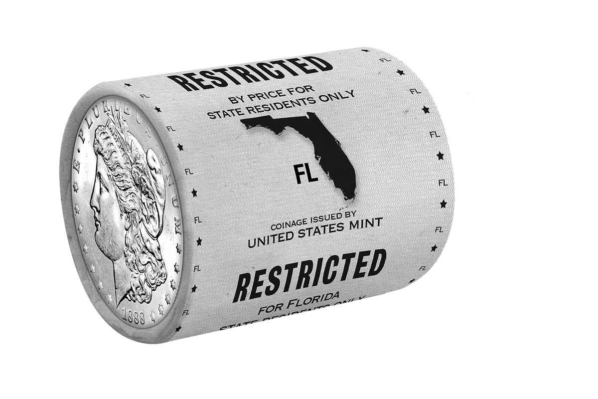 State Morgan Silver Dollars Rolls