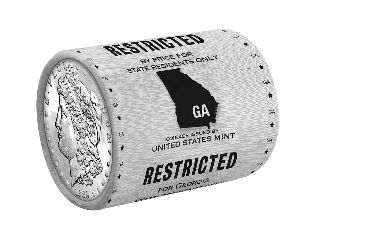 State Morgan Silver Dollars Rolls