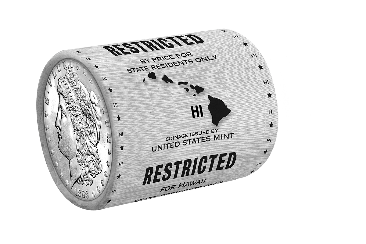 State Morgan Silver Dollars Rolls