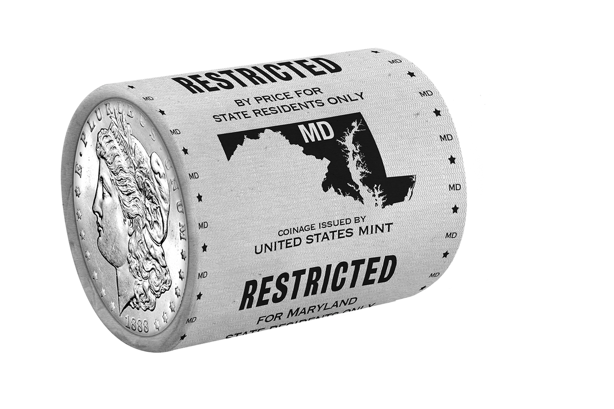 State Morgan Silver Dollars Rolls