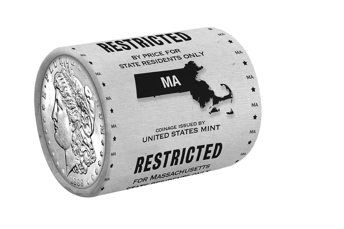 State Morgan Silver Dollars Rolls