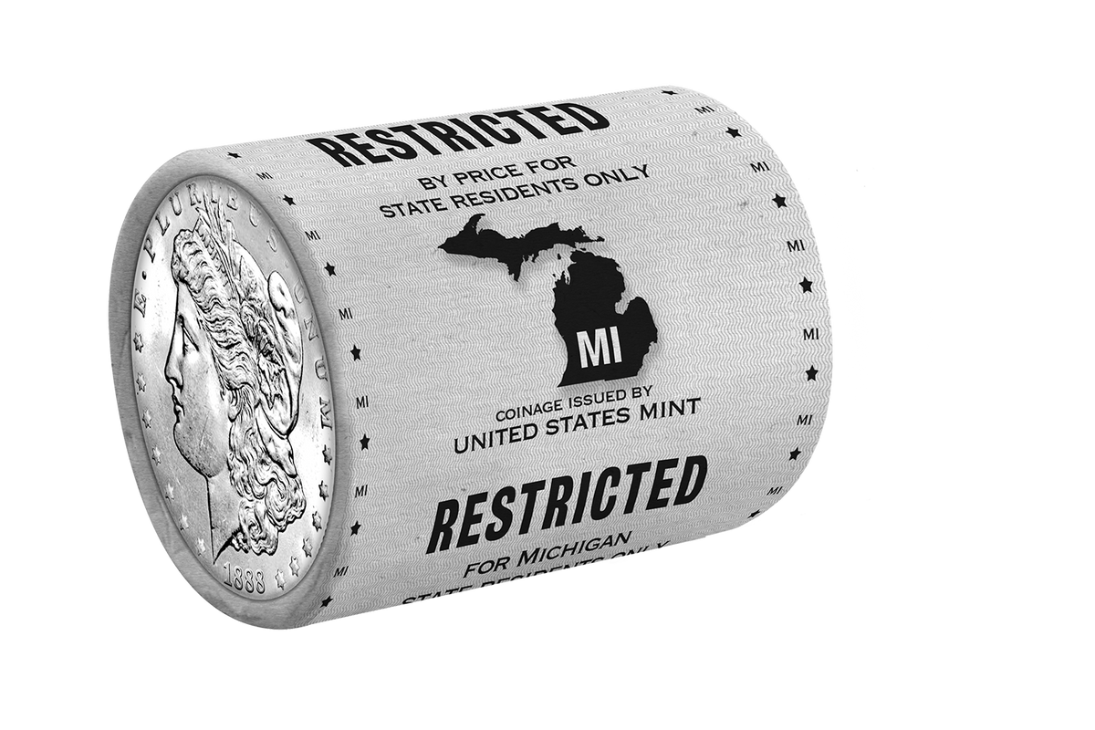 State Morgan Silver Dollars Rolls
