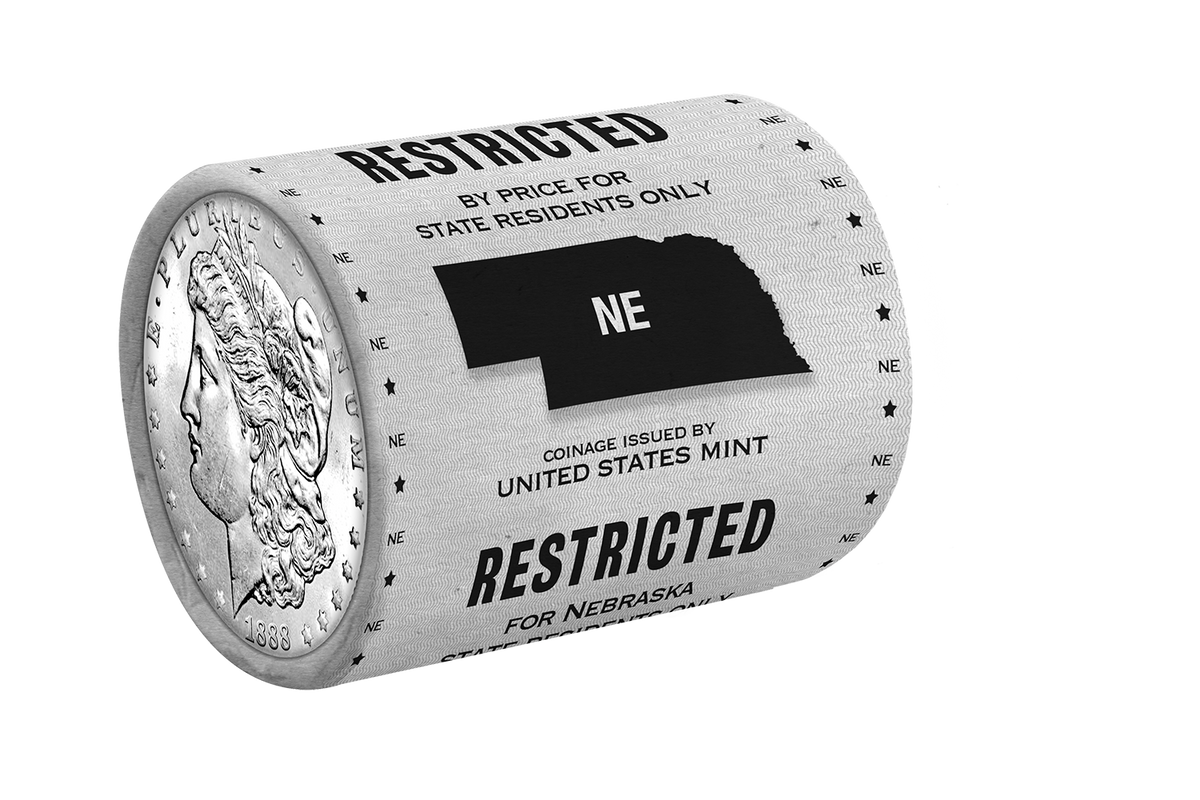 State Morgan Silver Dollars Rolls