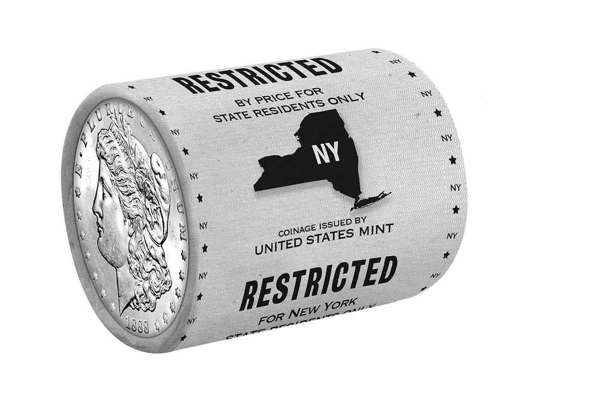 State Morgan Silver Dollars Rolls