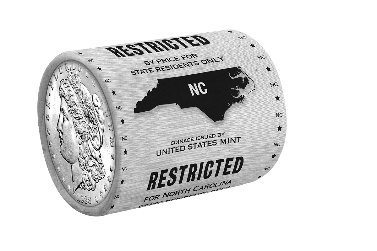 State Morgan Silver Dollars Rolls