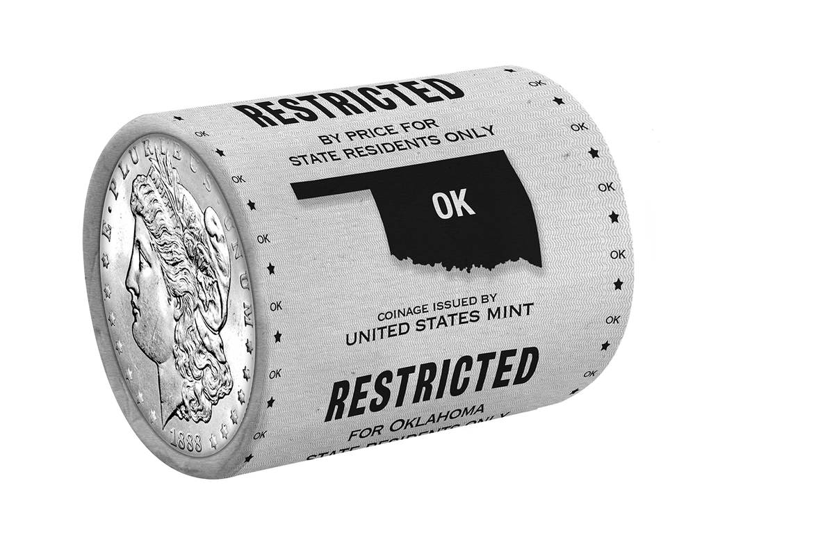 State Morgan Silver Dollars Rolls