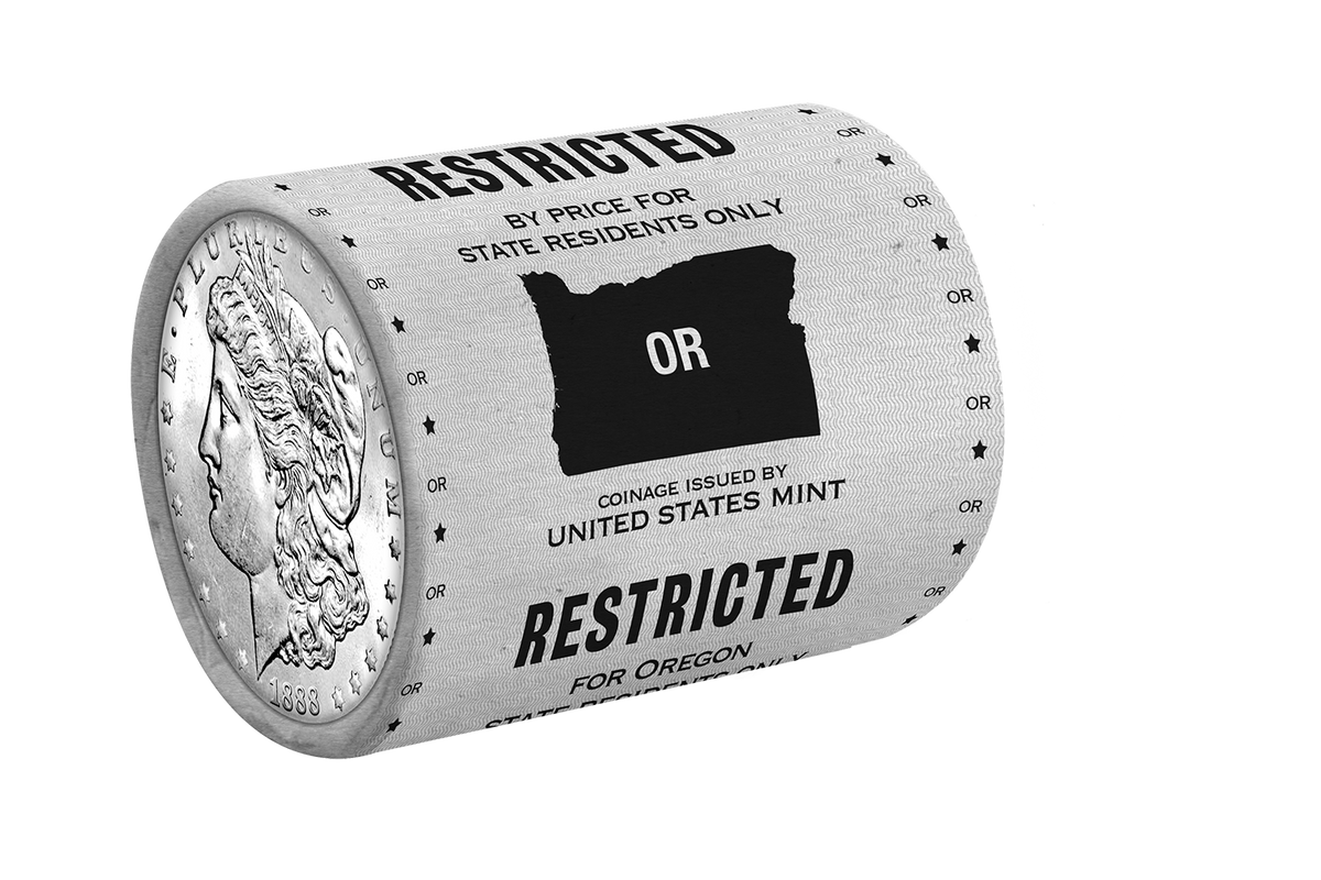 State Morgan Silver Dollars Rolls