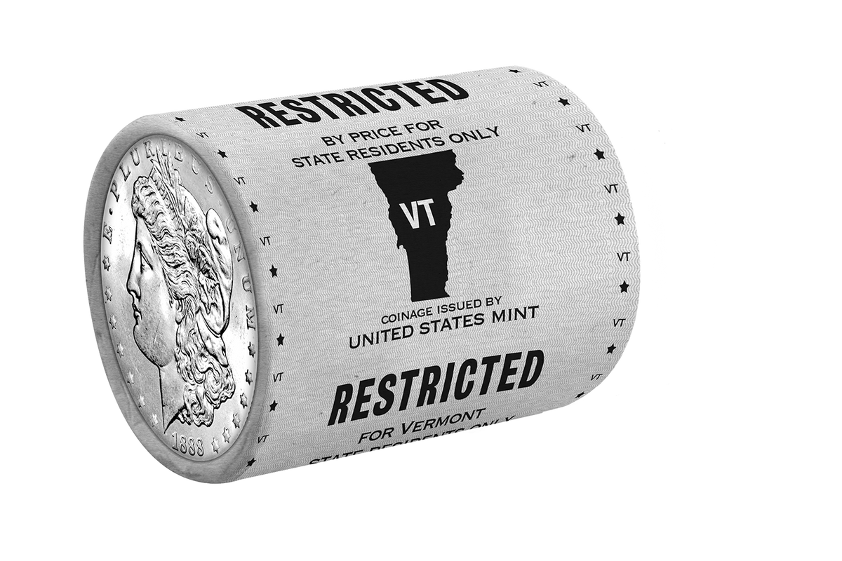 State Morgan Silver Dollars Rolls