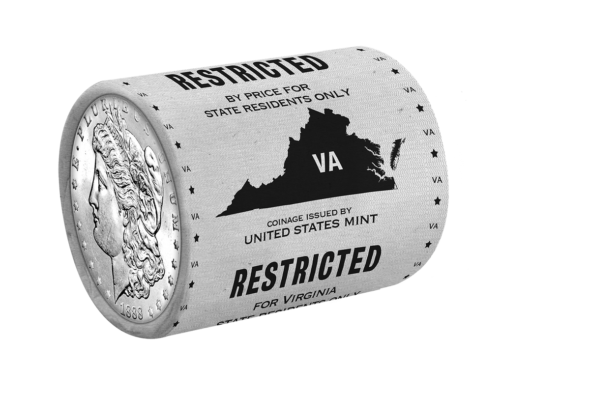 State Morgan Silver Dollars Rolls