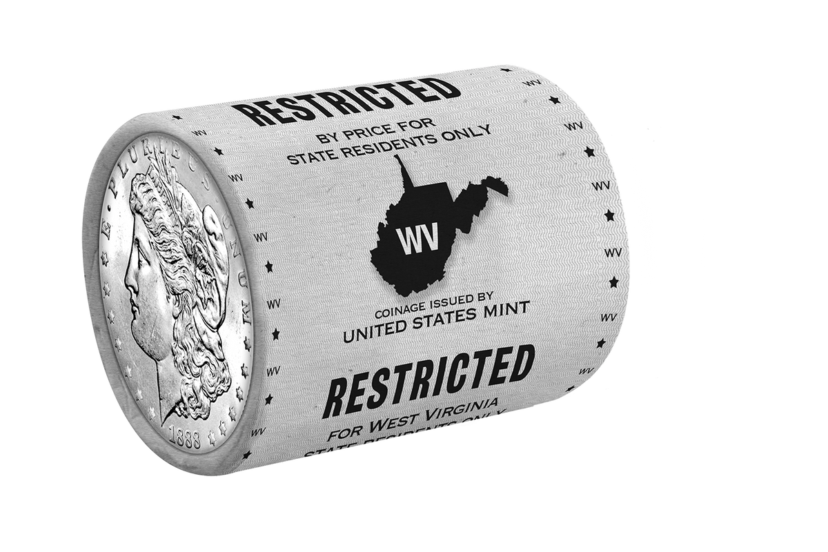 State Morgan Silver Dollars Rolls