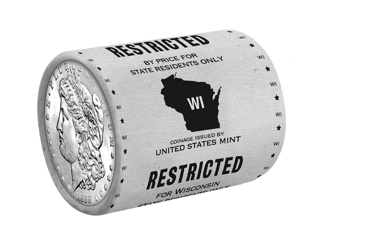 State Morgan Silver Dollars Rolls
