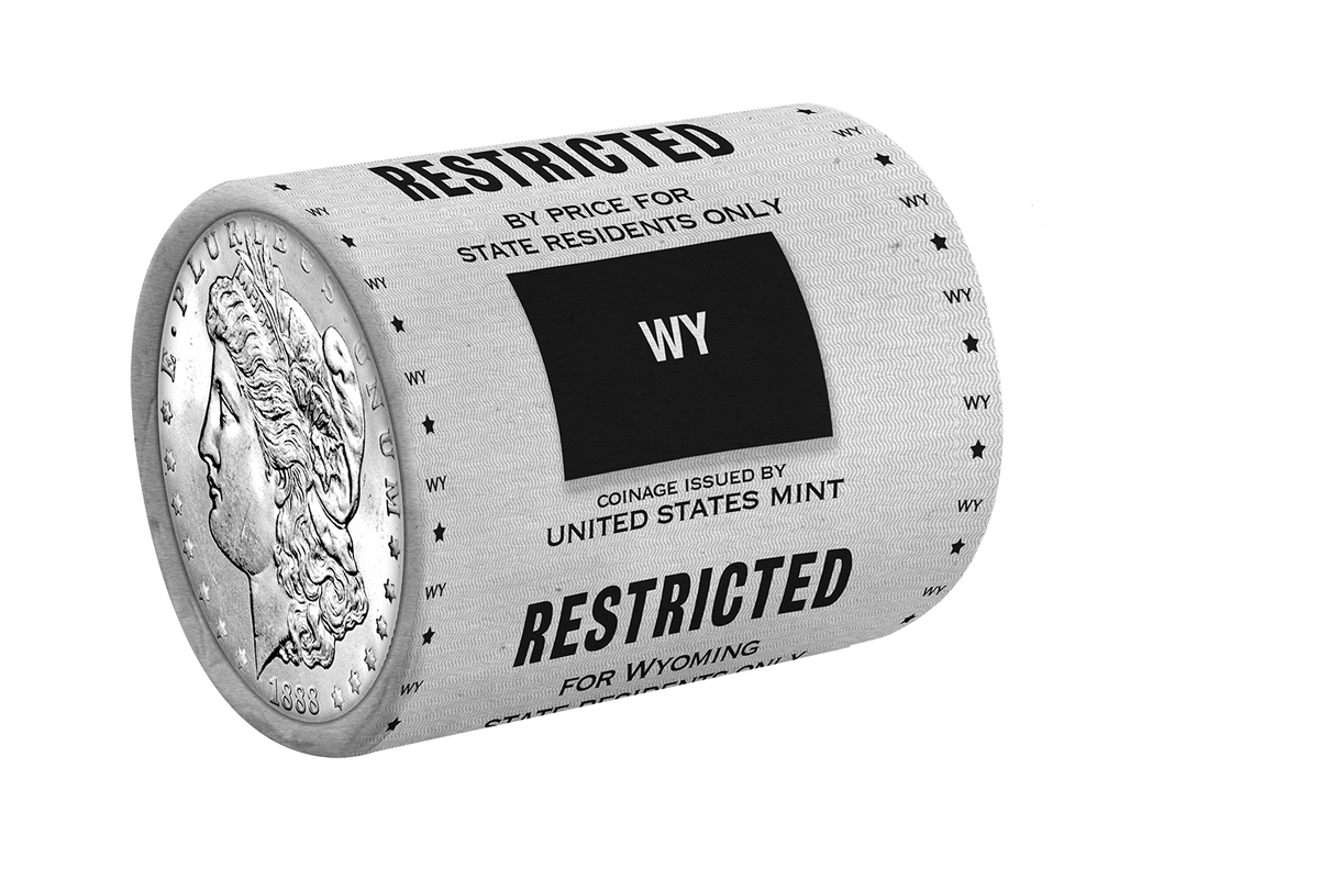 State Morgan Silver Dollars Rolls